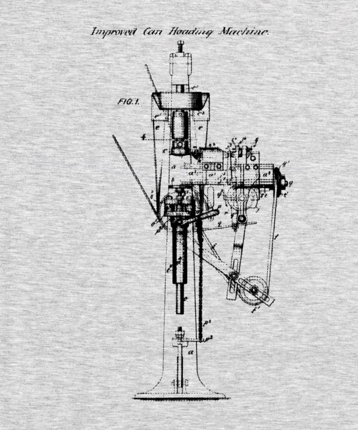 Blue Prints - Can Heading Machine