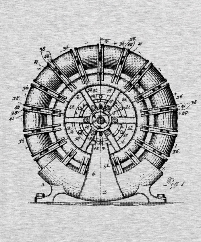 Blue Prints - Electro-Magnetic Motor